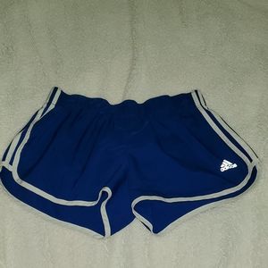 Blue Adidas Running shorts